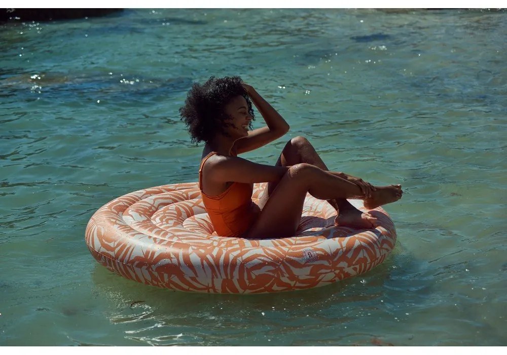 Bahia narancssárga felfújható strandmatrac - The Nice Fleet