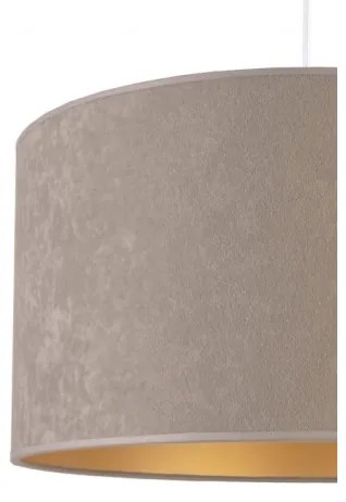 Duolla - Csillár zsinóron ROLLER 1xE27/40W/230V átm. 40 cm szürke