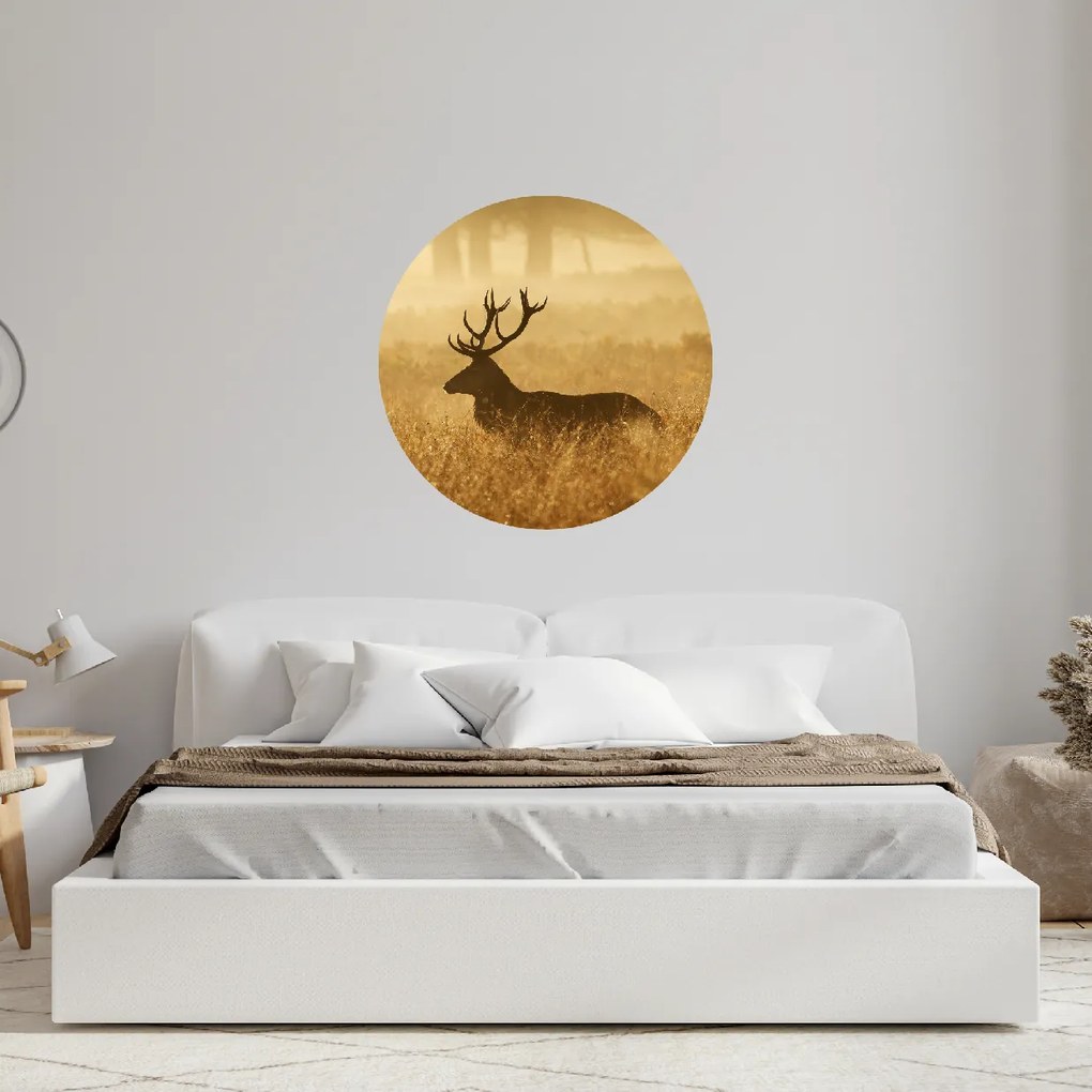 PIPPER. Kör alakú falmatrica "Szarvas 3" Méret: 100cm