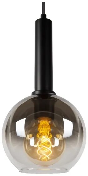 Lucide 45402/15/30 - Csillár zsinóron MARIUS 5xE27/40W/230V fekete