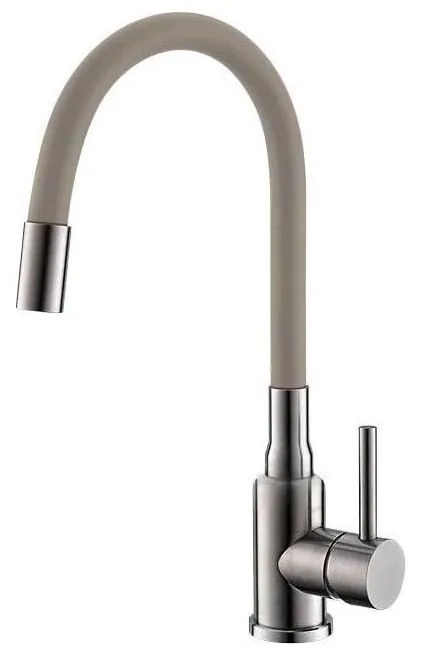 ALVEUS 1144429-Mosogató csap rugalmas karral MINTAS 34 cm acél/bézs