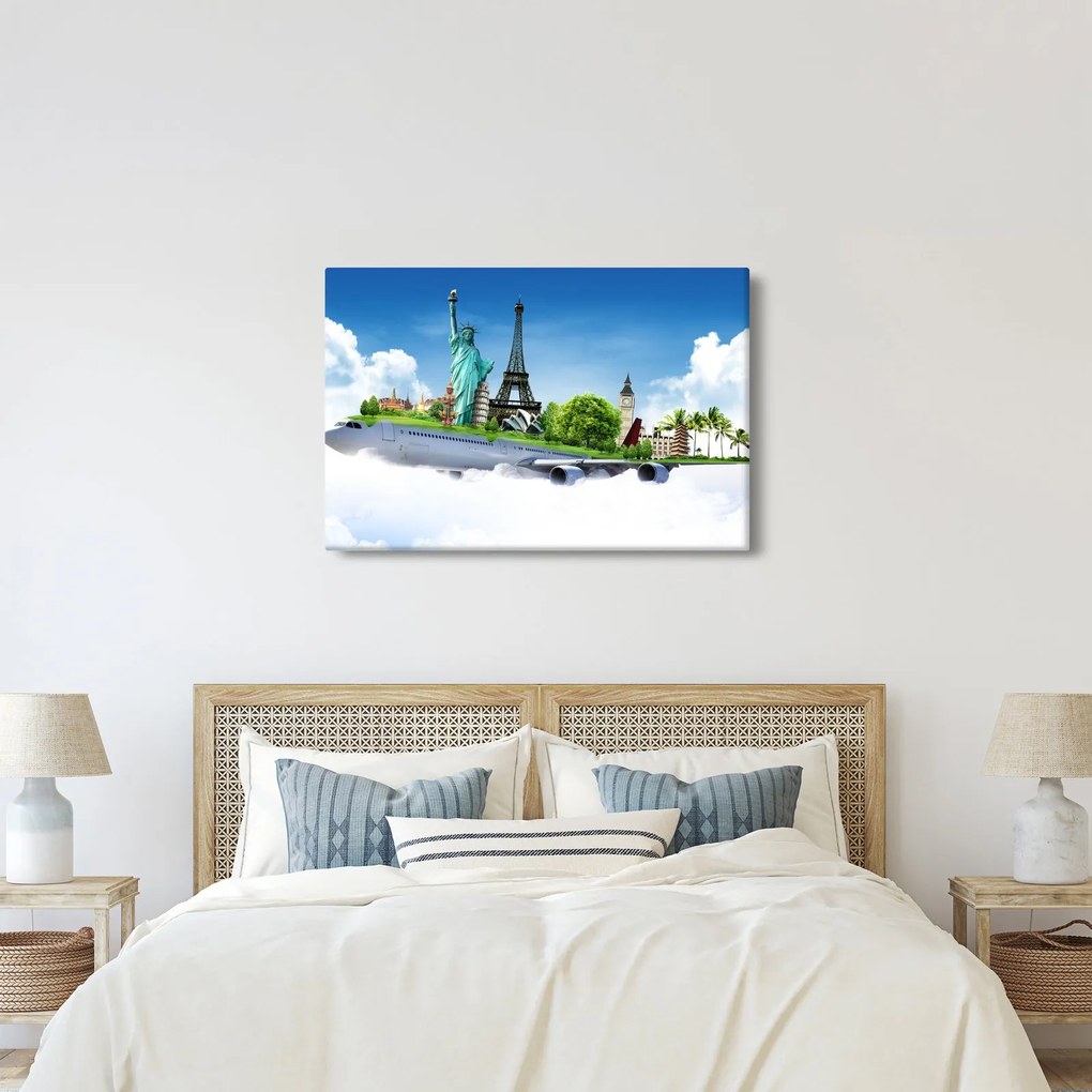 Kép - utazás a világ körül (90x60 cm)