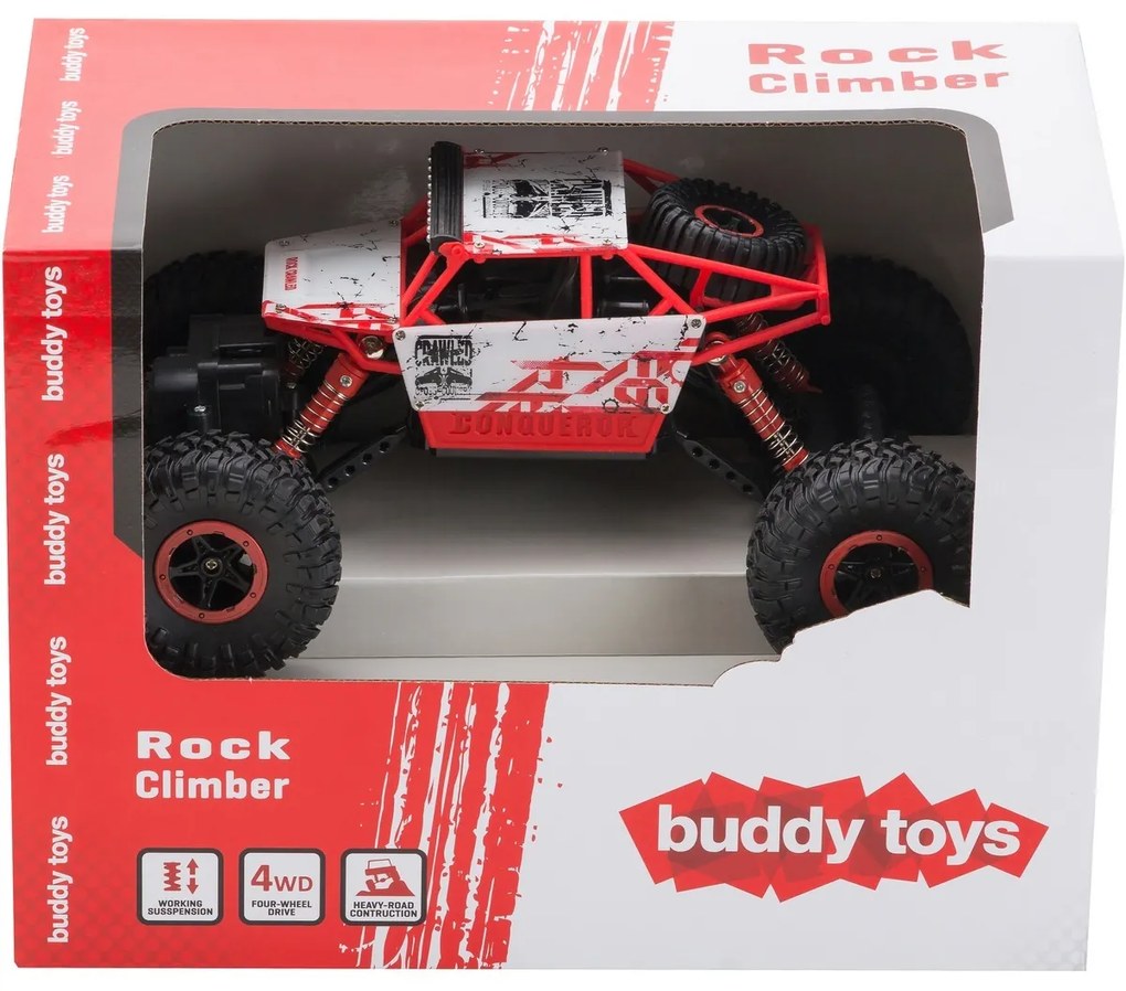 Buddy Toys BRC 18.610 RC Rock Climber távirányítós autó, piros