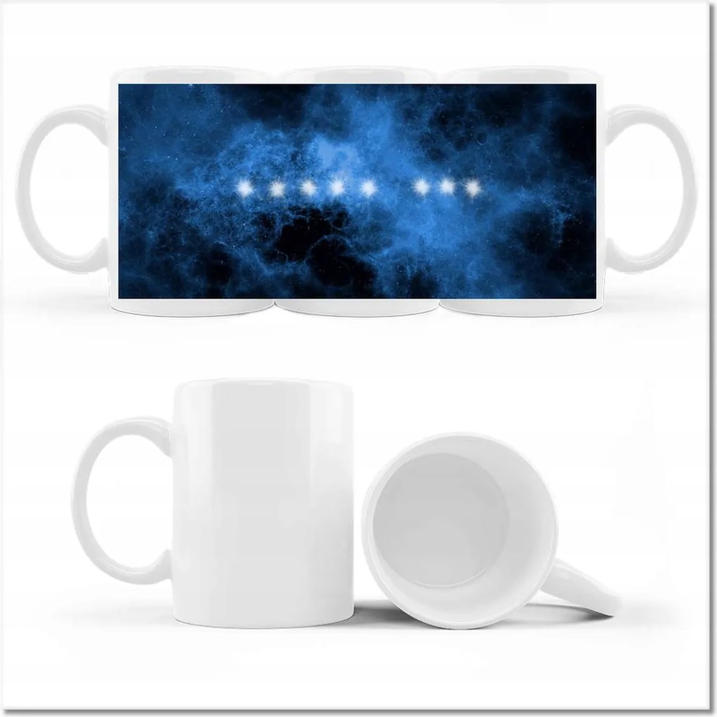 Nyolc csillag mintás bögre ***** ***