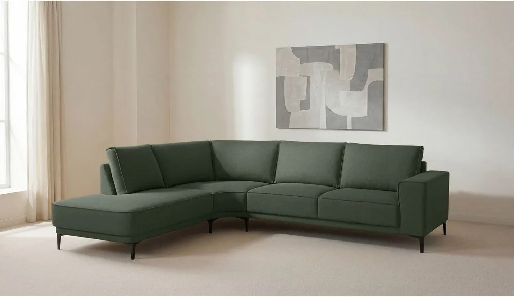 Khaki sarokkanapé (bal oldali) Copenhagen – Scandic