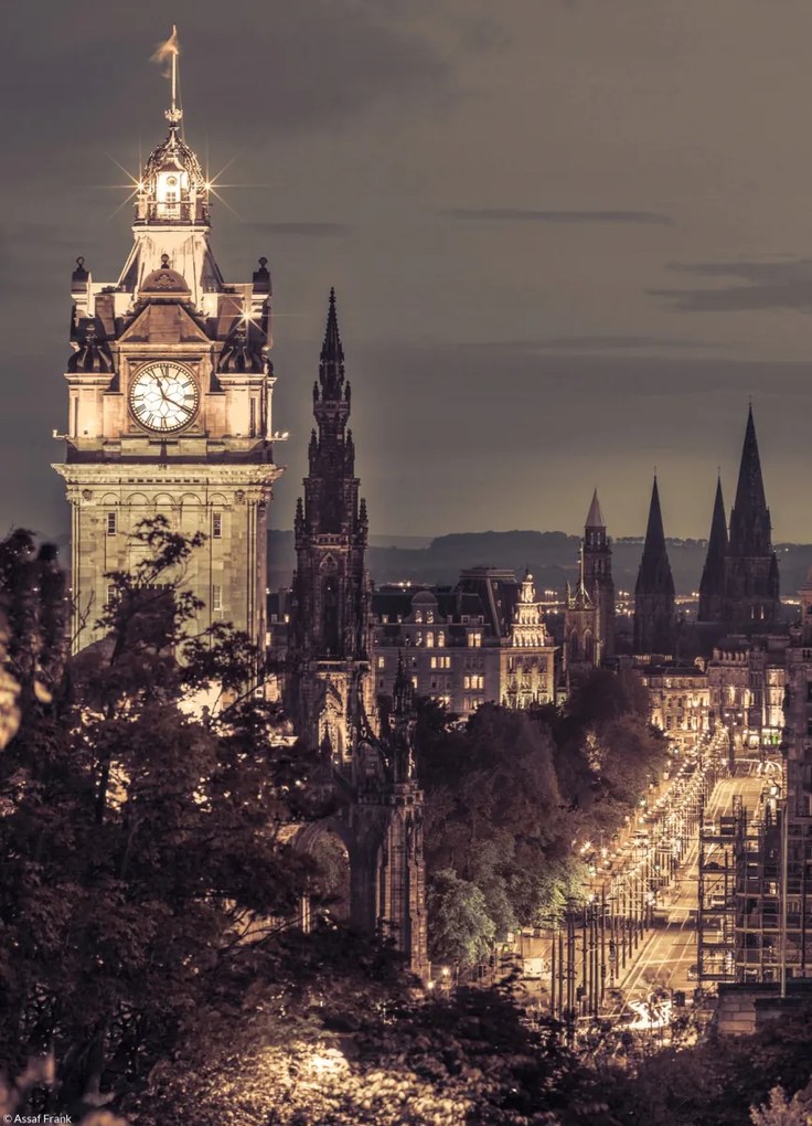 Poszter 20,5x28,4cm Edinburgh, Assaf Frank