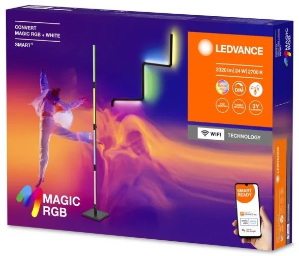 Ledvance- LED RGBW Dimmelhető állólámpa 2in1 SMART+ MAGIC LED/24W/230V Wi-Fi