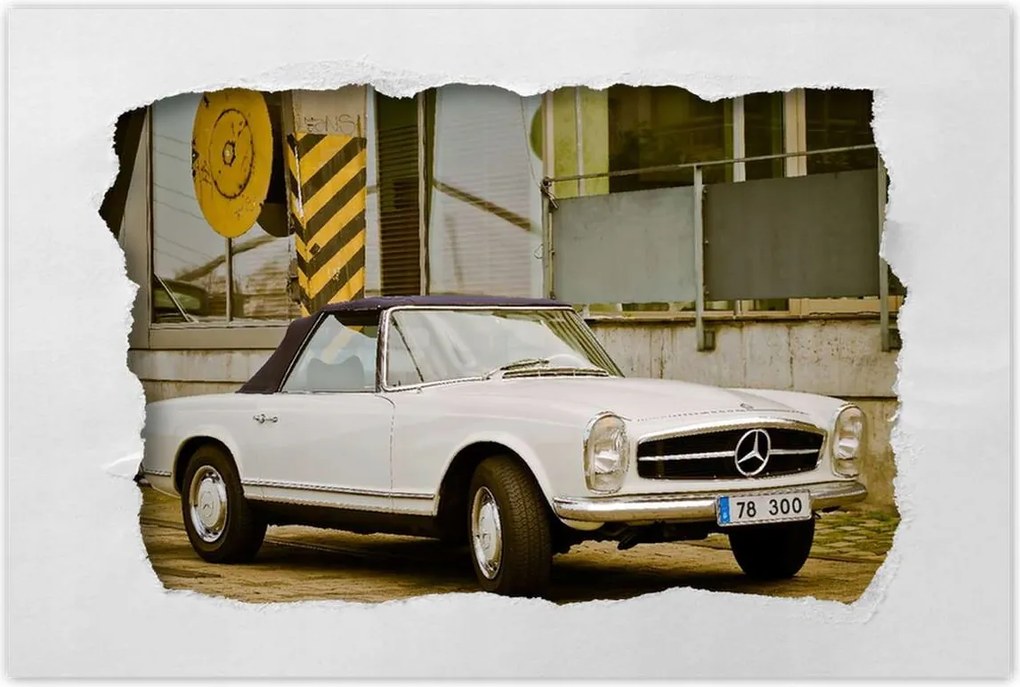 Poszterek 120x80 Mercedes kabrió