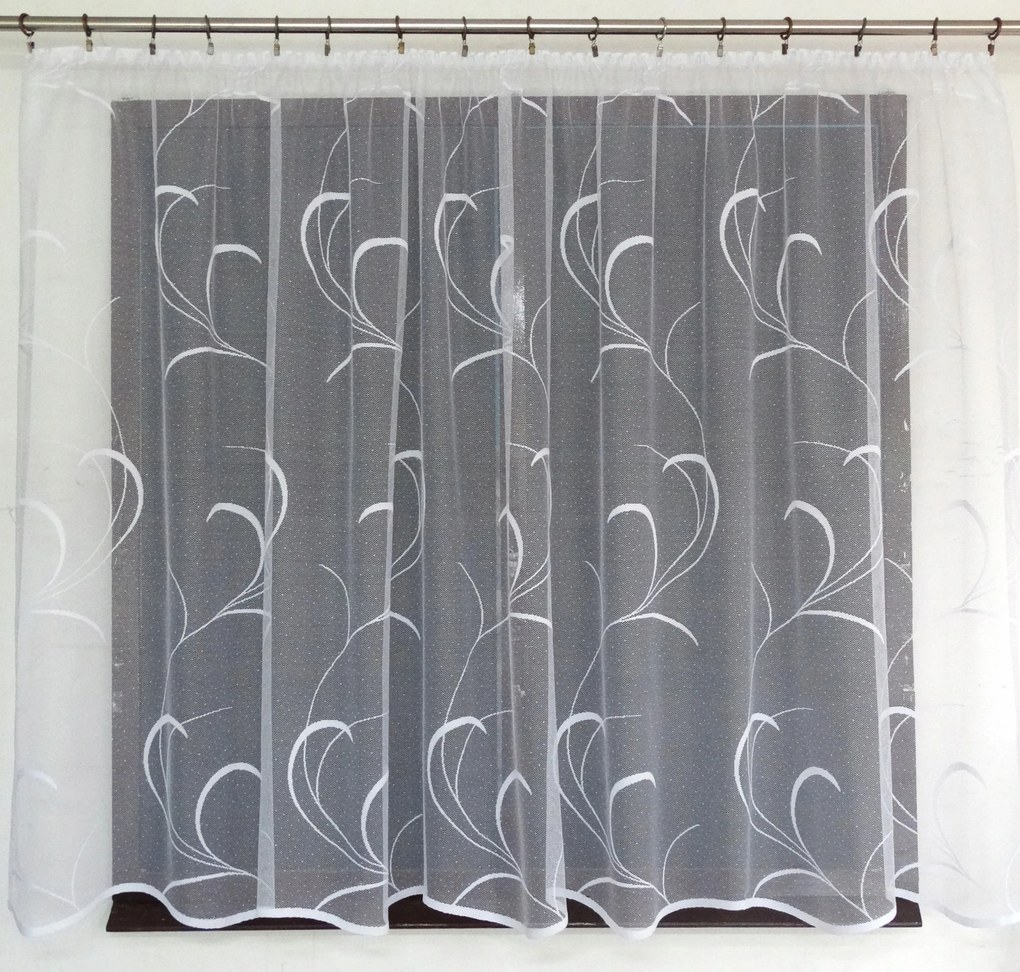 Mg Függöny 9/100 Fehér 340x150 készre szerelve, lengyel szalaggal