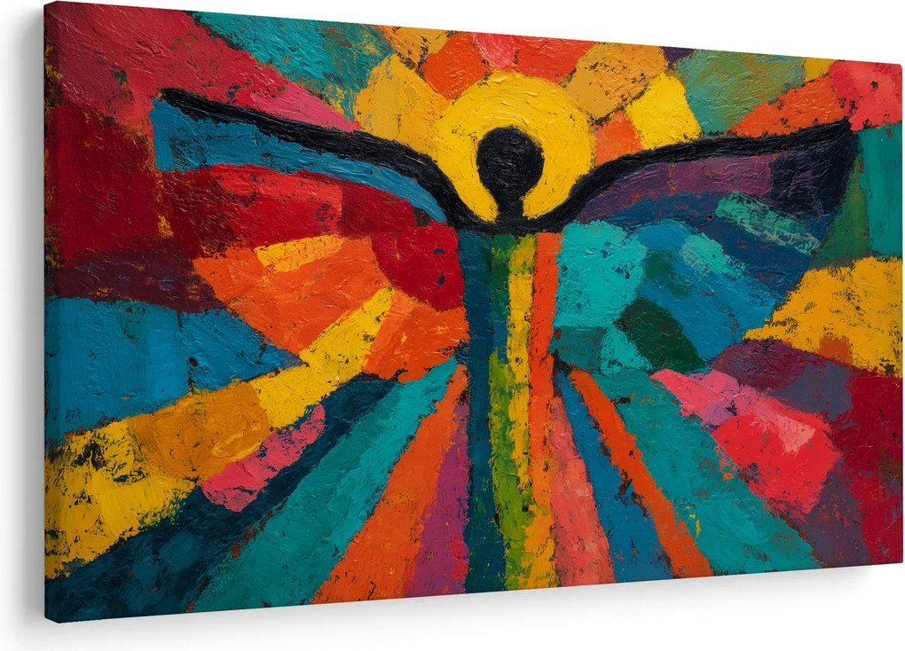 Kép - Festett angyal (90x60 cm)