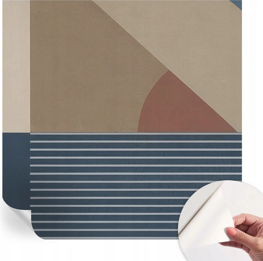 Fotótapéta Öntapadós tapéta a szobába Harmonikus geometria 250x250 cm