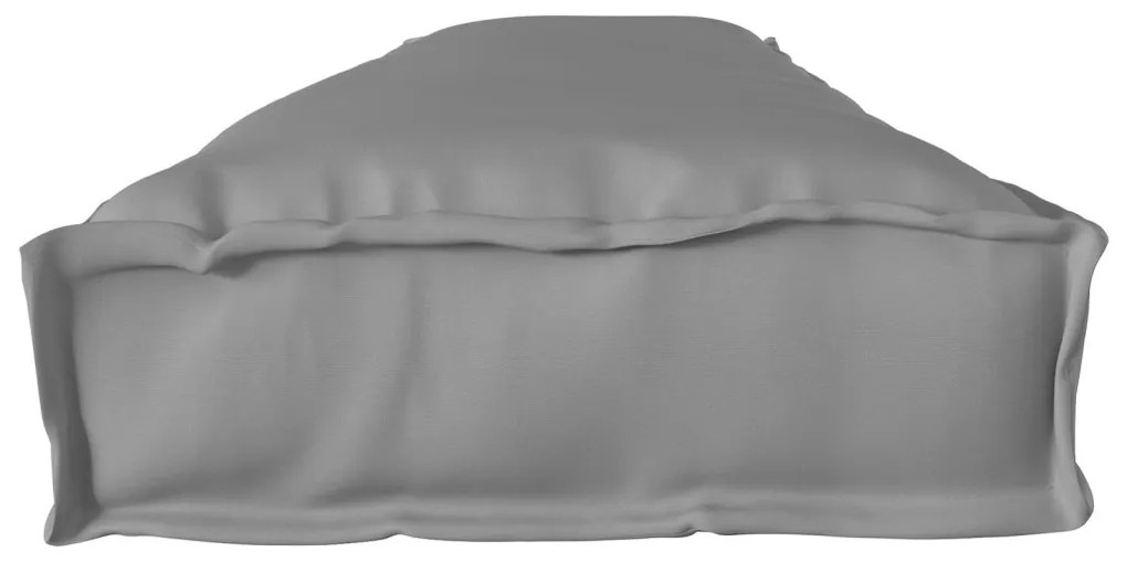 Raklap Párnák padhoz 2 db Szürke 200x40x8 cm Oxford szövet