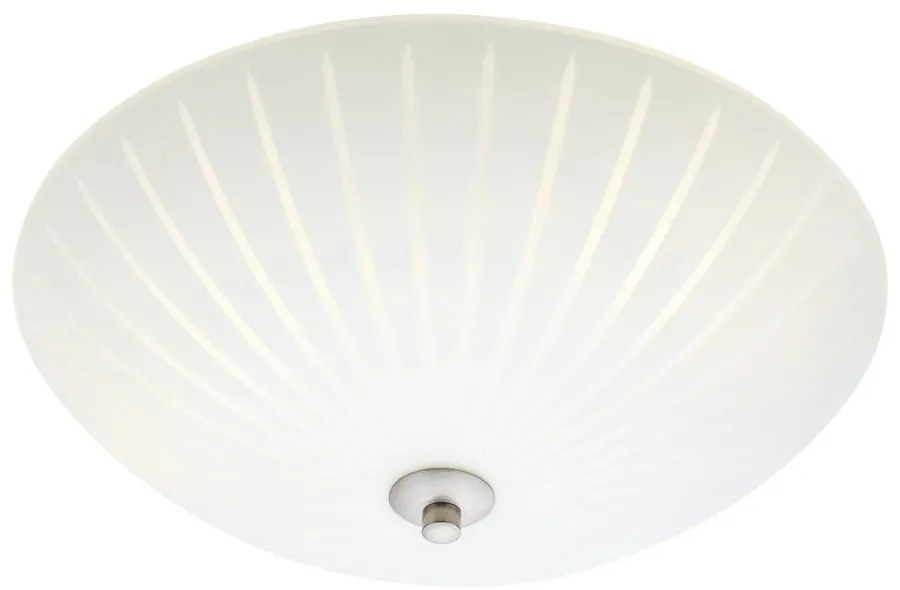 Fehér mennyezeti lámpa üveg búrával ø 35 cm Cut – Markslöjd