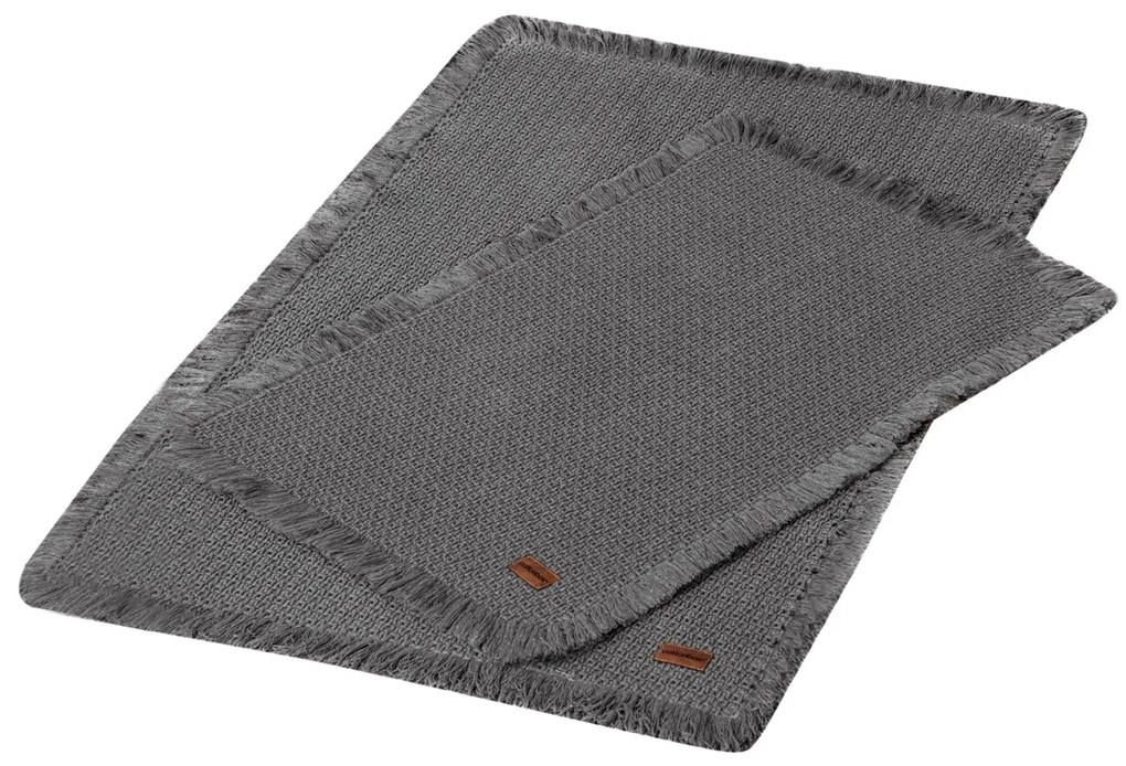Fürdőszobaszőnyeg Szett (2 db) Bath Rug - Antracit