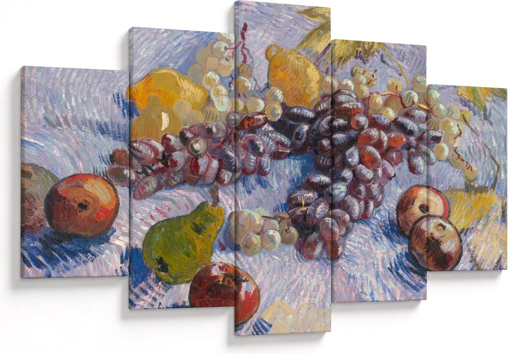 Kép - Vincent van Gogh, Grapes, Lemons, Pears, and Apples, reprodukciók (150x105 cm)