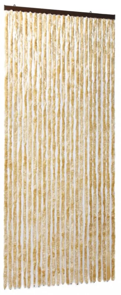 bézs zsenília rovarfüggöny 100 x 220 cm