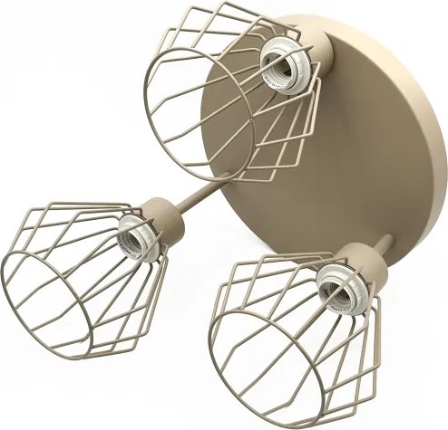 Felületre szerelt csillár AUDREY 3xE27/60W/230V bézs