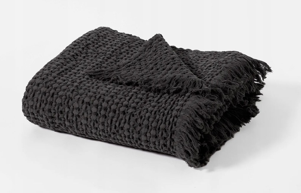 Ágytakaró Pléd Takaró 125x200 Favo Antracit E28933