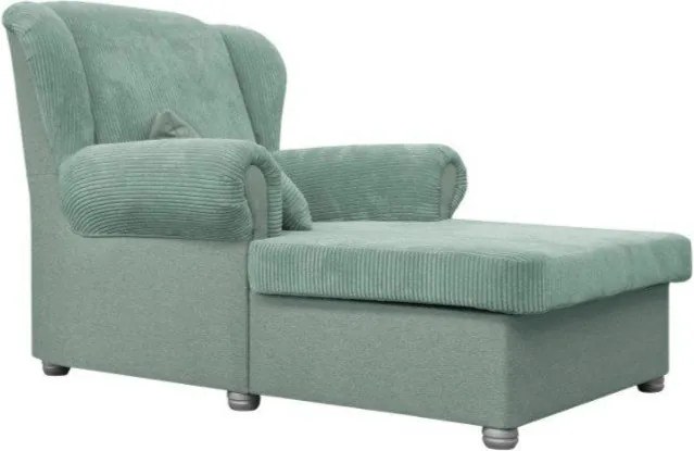 Mentazöld kordbársony fotel Lord – Ropez