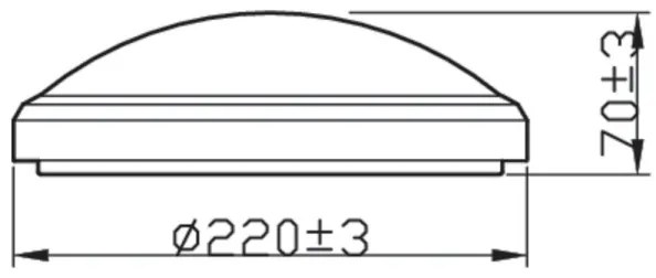 Philips - LED Fürdőszobai mennyezeti lámpa DORIS LED/6W/230V 2700K IP54