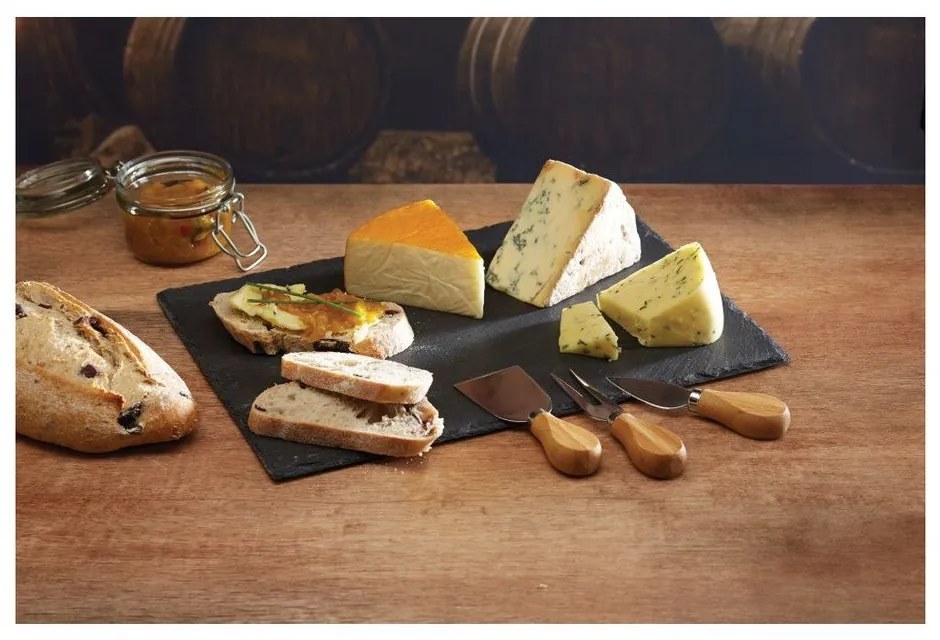 Pala sajttál és sajtkés készlet, 35 x 25 cm - Kitchen Craft