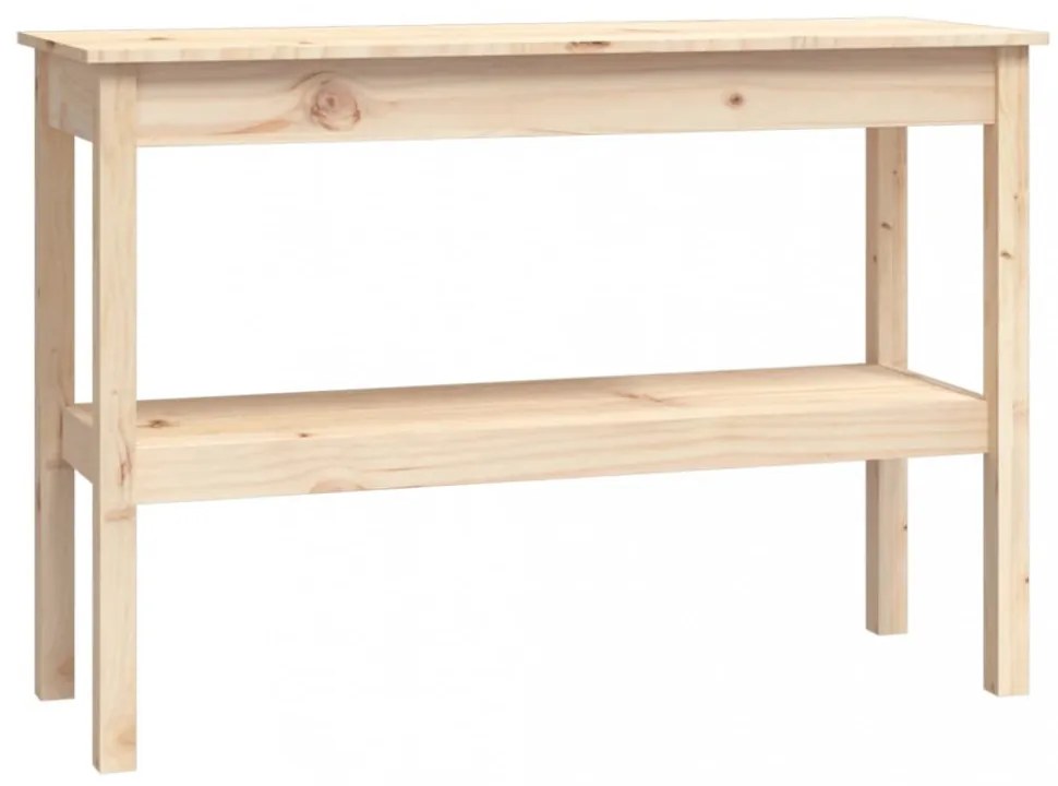 tömör fenyőfa tálalóasztal 110 x 40 x 75 cm