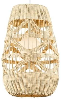 Csillár zsinóron ARONA 1xG9/9W/230V átm. 25 cm rattan