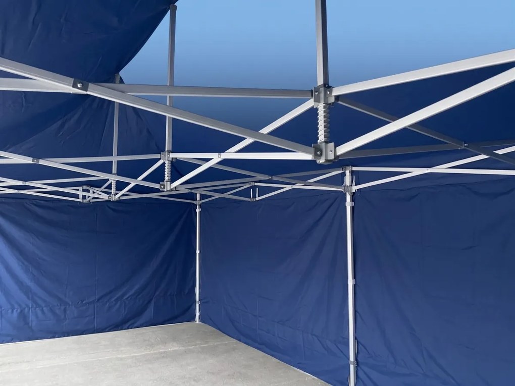 Party sátor 8 × 4 m PROFI HEXA, Kék