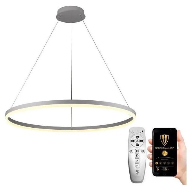 NEDES LED Dimmelhető csillár zsinóron LED/55W/230V 3000-6500K + távirányító ND3443