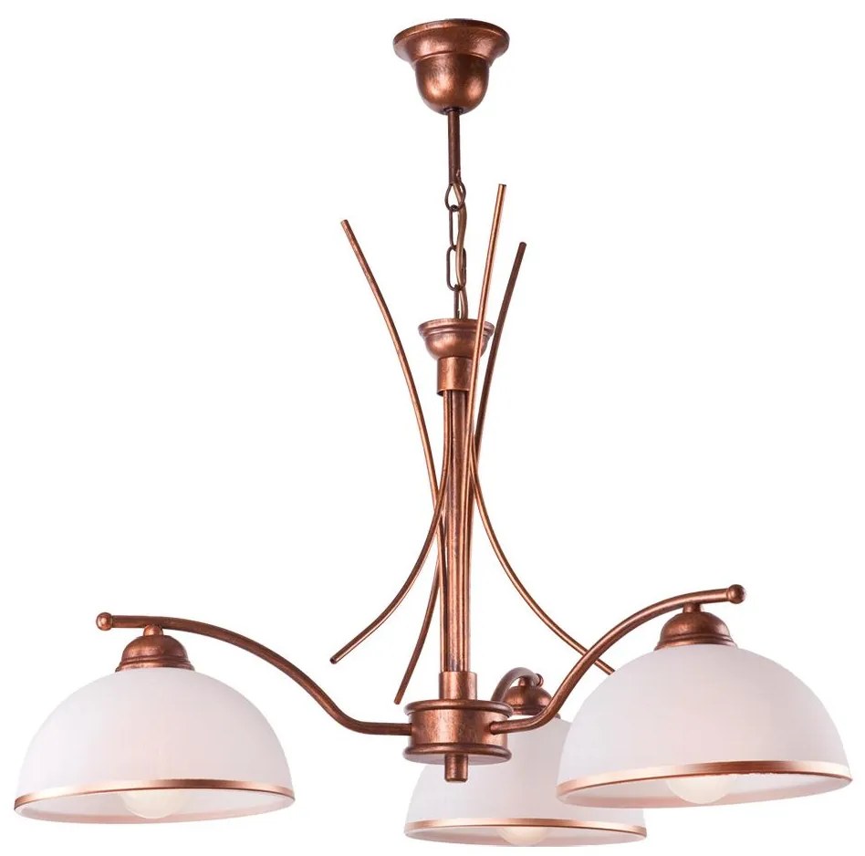 Csillár láncon PATRYCJA 3xE27/60W/230V