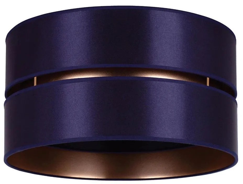 Duolla - Mennyezeti lámpa DUO 1xE27/15W/230V átm. 40 cm kék/arany