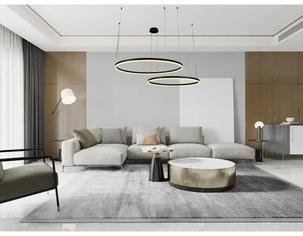 LED Dimmelhető csillár zsinóron LED/128W/230V 3000-6500K + távirányítás