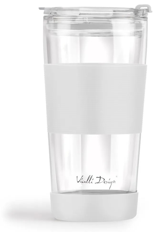 Fehér termobögre 600 ml Fuori – Vialli Design