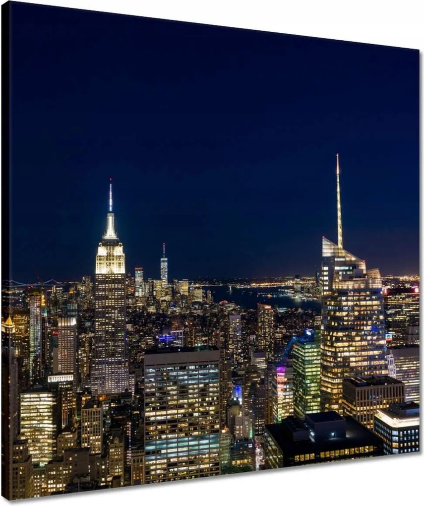 Vászonkép 50x50 New York felülnézet
