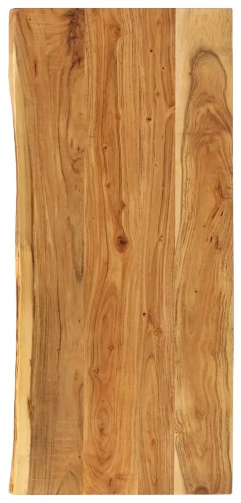 Tömör akácfa fürdőszoba piperepolc 140x52x2,5 cm