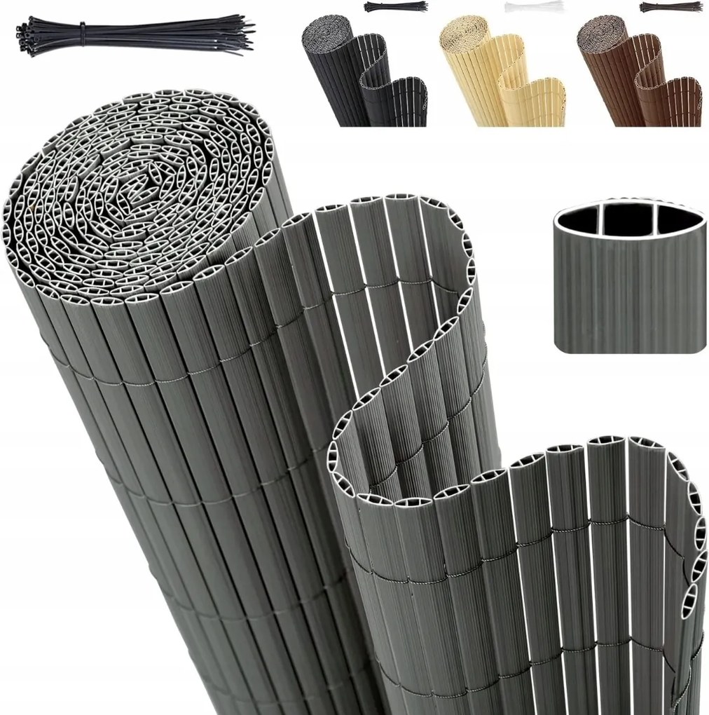 Árnyékoló Szőnyeg Erkély Terasz Kerítés 90 X 400 CM Prémium