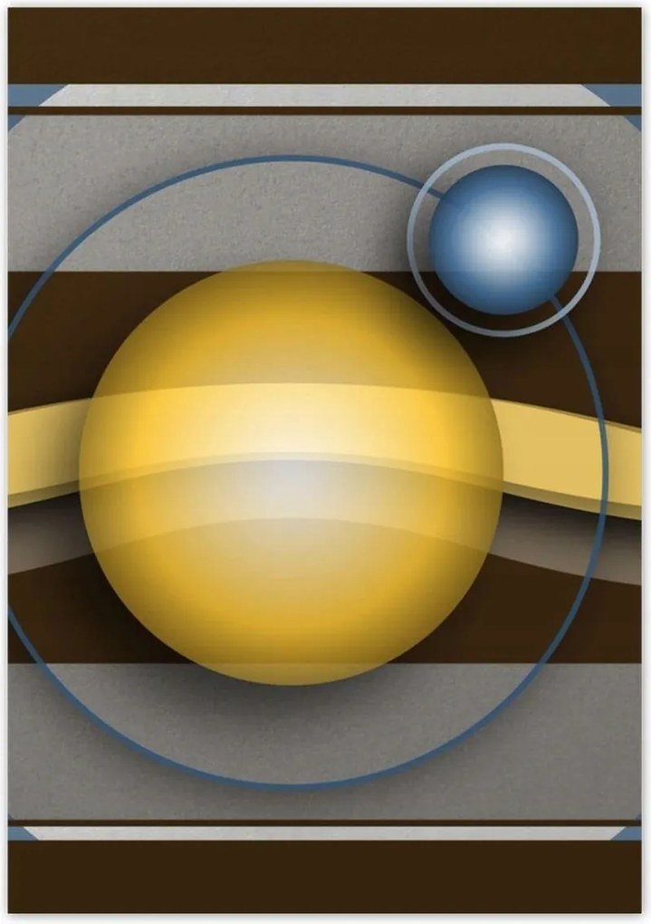 Poszterek 70x100 Divatos gömbök Absztrakt