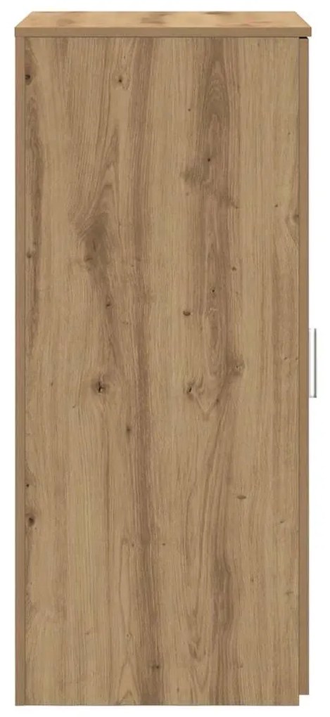 tároló szekrény kézműves tölgy 50x45x103,5 cm szerelt fa