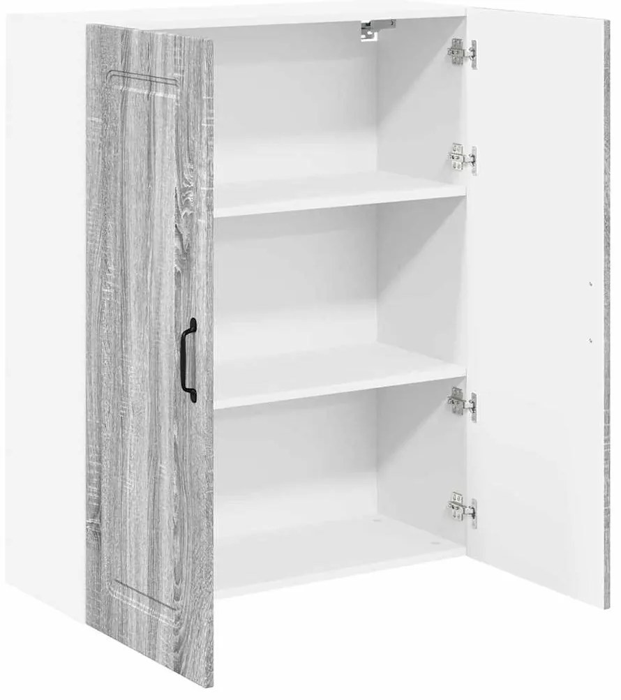 Fali konyhaszekrény Szürke Sonoma 80 x 31 x 100 cm Faanyag