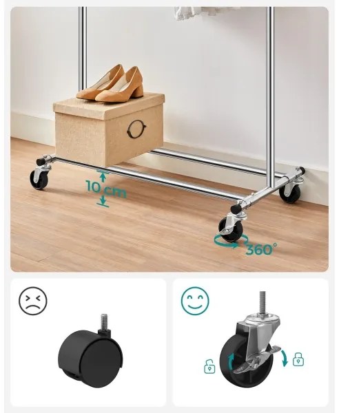 LINEA mobil álló fogas, ezüst