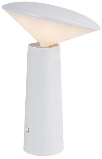 Rabalux 77146 -LED Dimmelhető újratölthető érintőképernyős asztali lámpa POLPERRO LED/3W/3,7V 1200mAh fehér