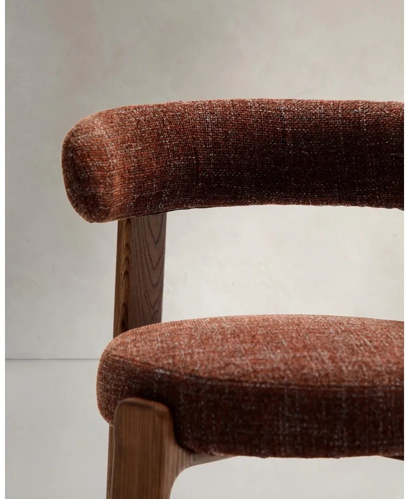 Barna kőrisfa étkezőszék Granite – Kave Home