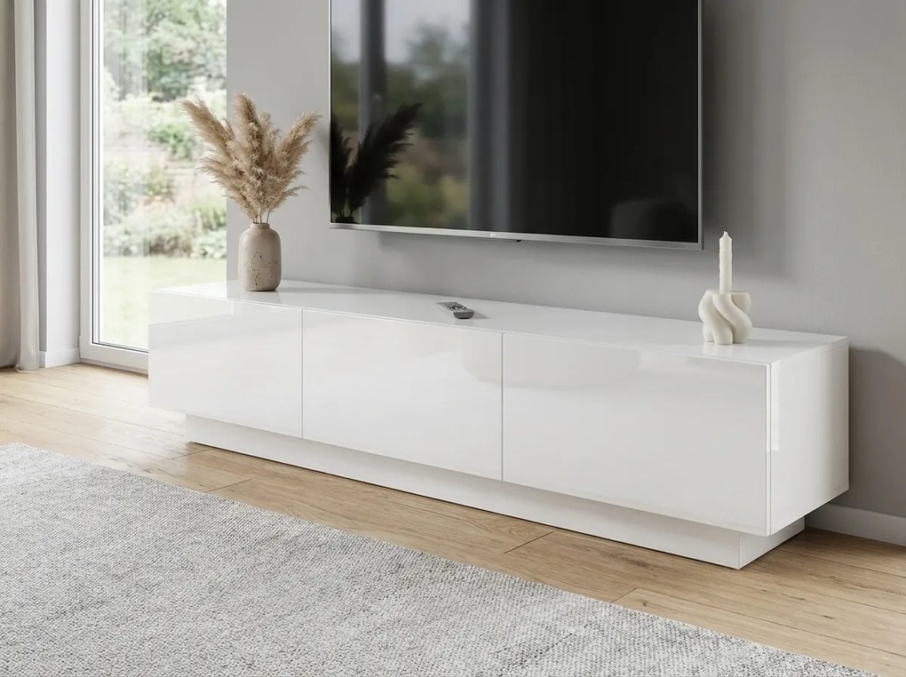 TV szekrény DOLCE 180 cm, fehér