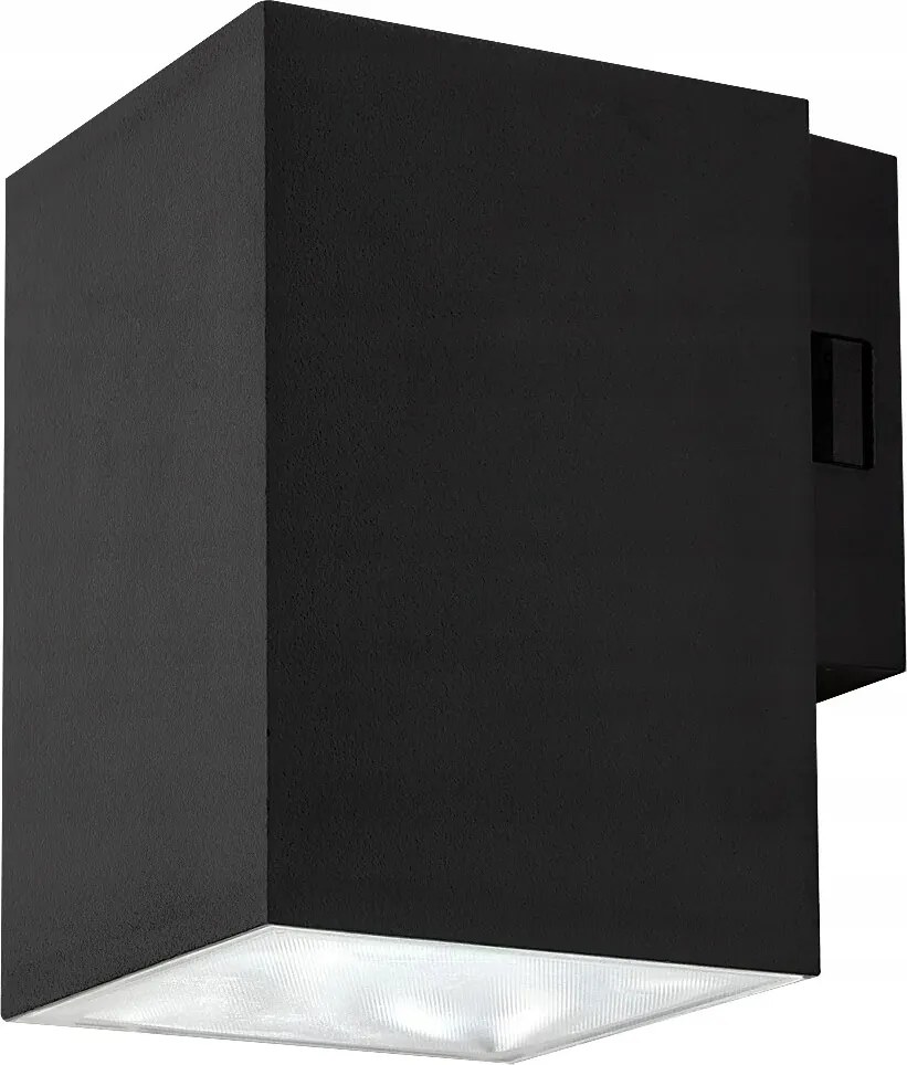 Kültéri Led fali lámpa 9W fekete téglalap alakú 11 cm IP65 Rabalux