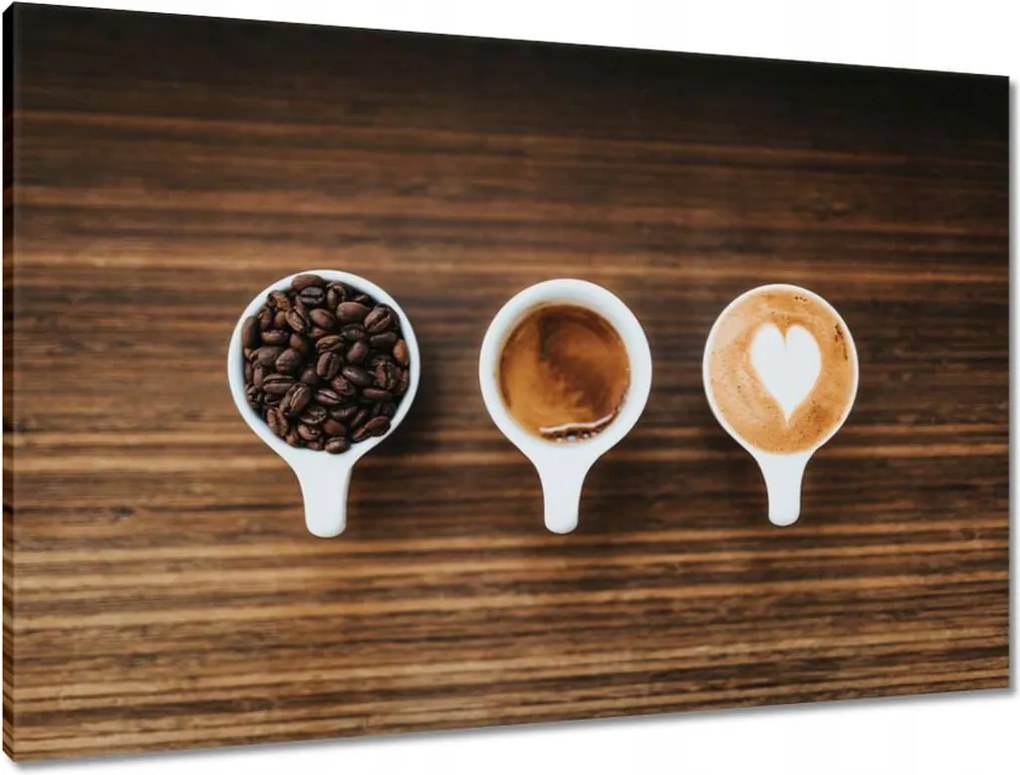 Vászonkép 90x60 Kávé a csészék szakértőjének