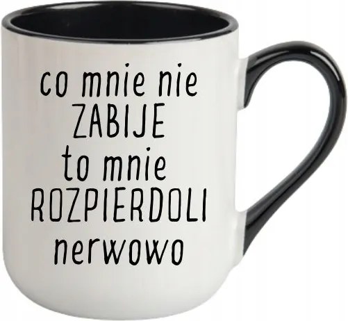 Fehér Bögre Fekete Cofee Vicces Ajándék Ami Nem Öl Meg