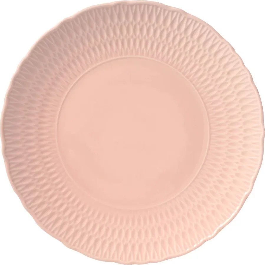 Tányér 26 cm Sofia Rózsaszín Ćmielów