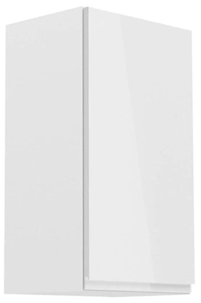 AURORA fehér mdf felső konyhaszekrény jobbos 40 cm