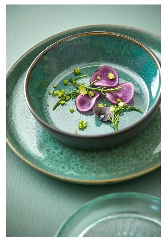 Zöld-fekete kőedény tálka Gastro Green/Black – Bitz