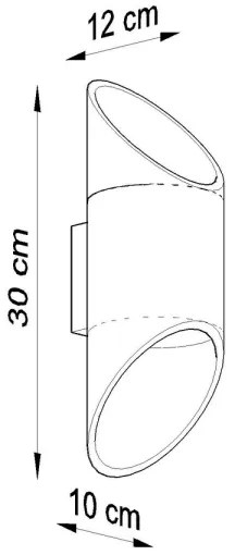 Fali lámpa PENNE 30 1xG9/40W/230V fehér